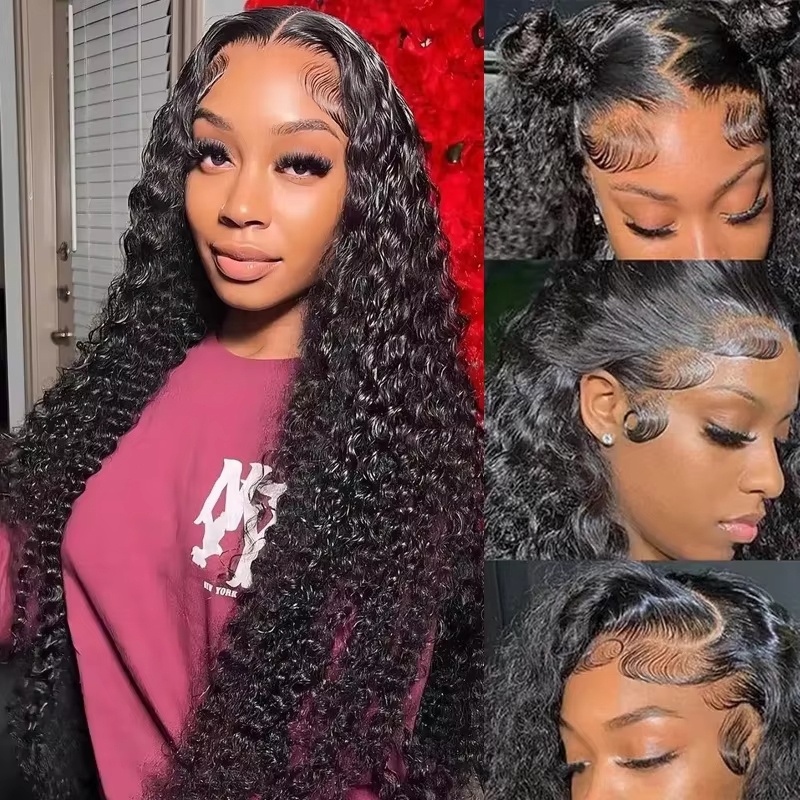 باروكة شعر بشري مجعد بواجهة دا - مراجعة Photography Dark وسعره