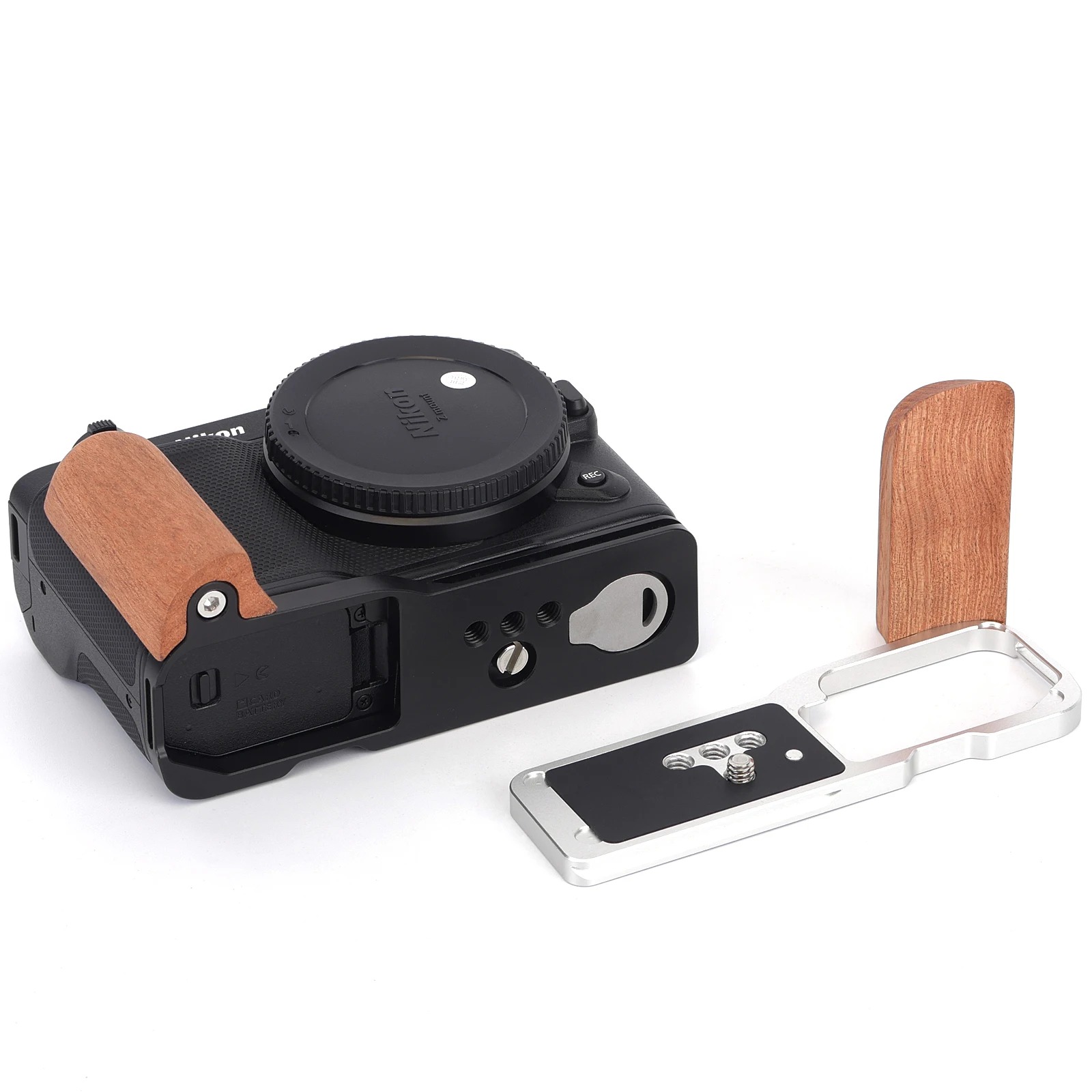 مقبض خشبي فاخر لكاميرا نيكون Z - مراجعة Camera Cage Baseplate وسعره